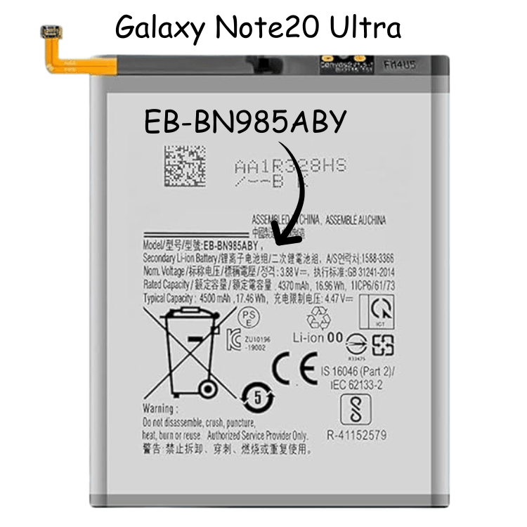 Battery EB-BN985ABY For Samsung Galaxy Note20 Ultra 5G N986 - Best Cell Phone Parts Distributor in Canada, Parts Source Battery EB-BN985ABY For Samsung Galaxy Note20 Ultra 5G N986 - Best Cell Phone Parts Distributor in Canada, Parts Source